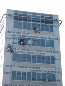 Výškové práce mytí oken