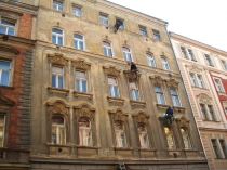 rekonstrukce fasády Řehořova ul.Praha 3